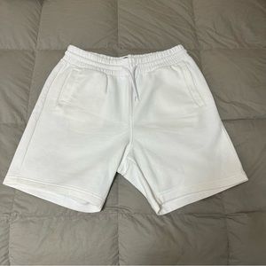 H&M Sweat Shorts | White | Size L